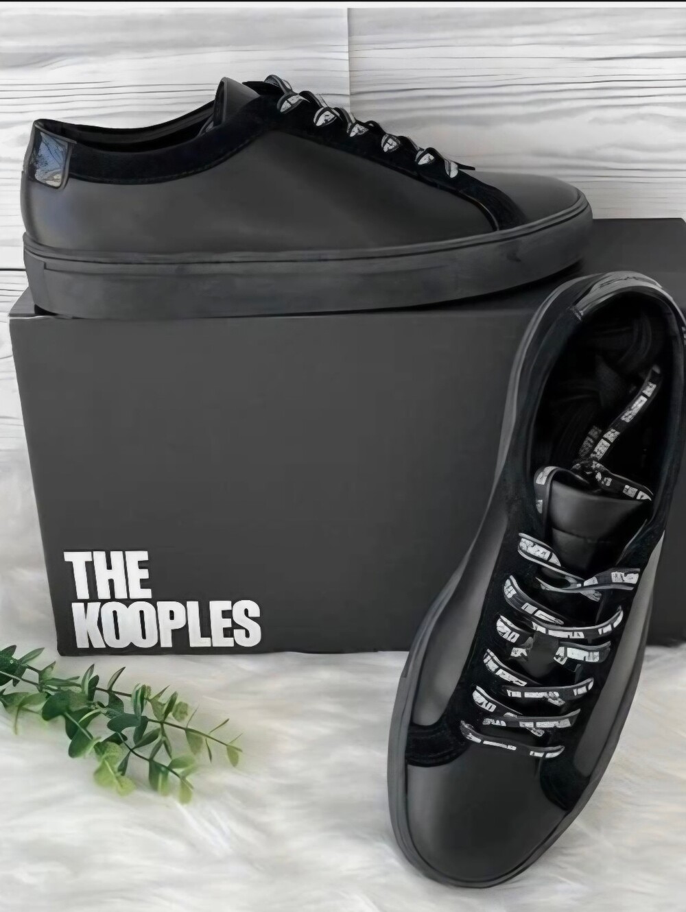 NWT - The Kooples Leather Unisex Sneakers, EU 38